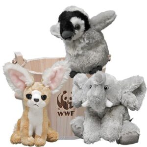 Wildlife plush toys