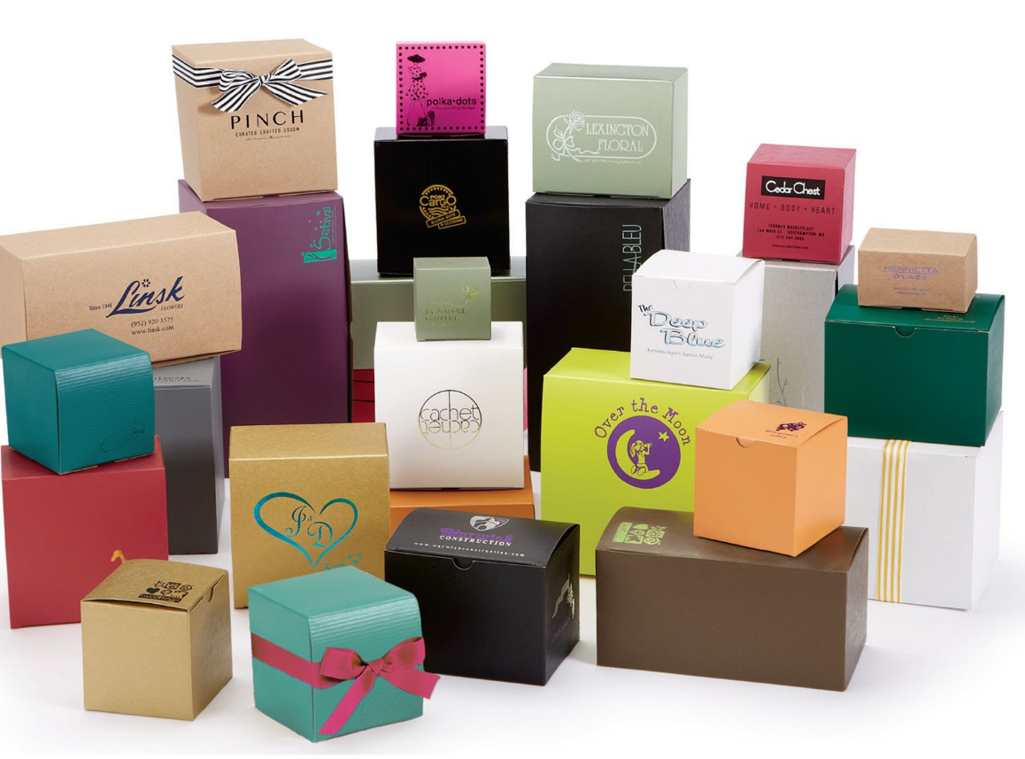 Custom cube boxes