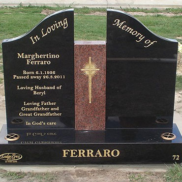 modern tombstones