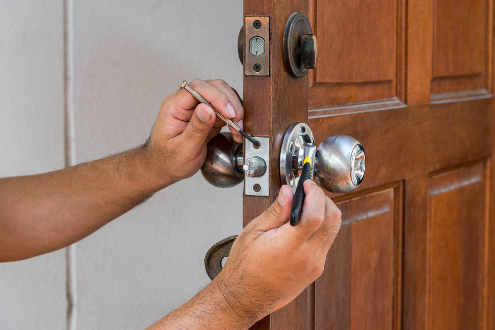 wooden door locks