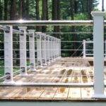 Cable railing spacers