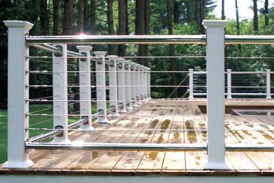 Cable railing spacers